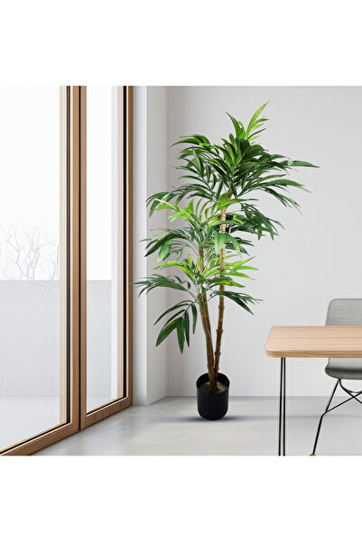 AGD Artificial Olive Tree, 120cm, Realistic Decorative Plant for Home and Office, Green