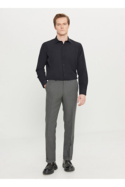 ALTINYILDIZ CLASSICS Standart Bel Normal Paça Slim Fit Siyah Erkek Pantolon ACE001261456_SYH