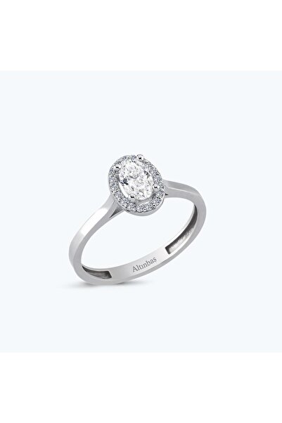 Altınbaş Altın Oval Taşlı Yüzük