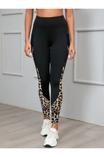 babatr.com Women's High Waist Pocket Detailed Diving Pants