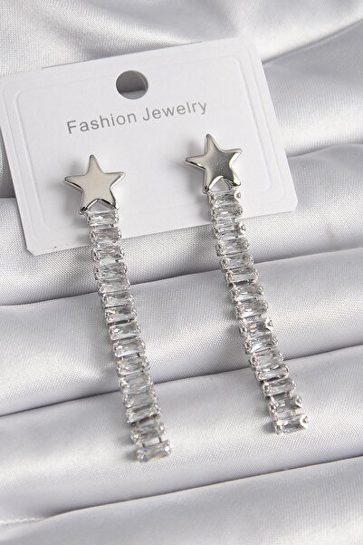 Inure Jewelry النحاس الفضة اللون نجمة نموذج الطريق المائي الزركون حجر المرأة ...