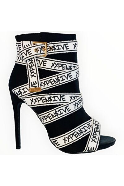 JustFab Botine Clubbing cu Toc Dama JustFab, Suedette Negru, Marimea 37.5 EU