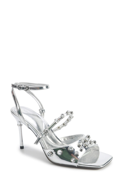 Nine West Sandale cu toc pentru femei IRENE2 5PR argintiu