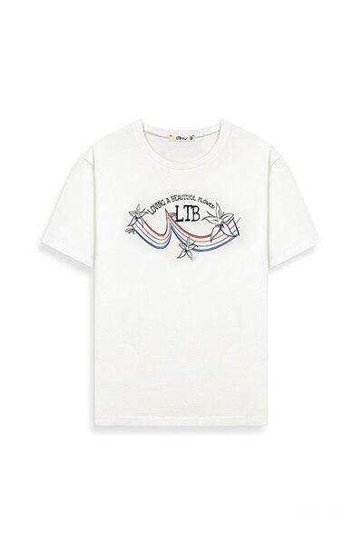 Ltb Λευκό μπλουζάκι