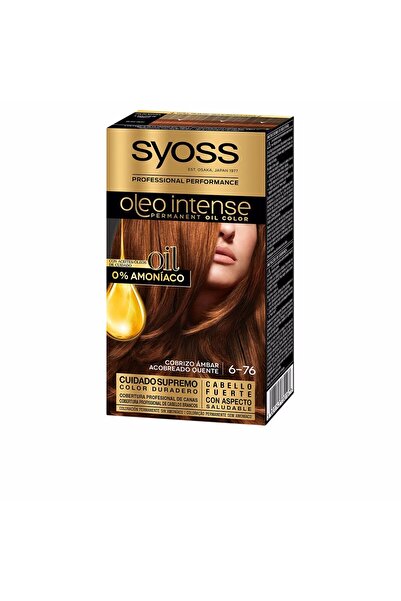 Syoss Oleo Intense Ammoniakfreie Haarfarbe #6,76 – Bernsteinkupfer, 5 Stk 5 pz