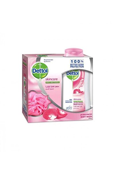 Dettol Dettol Skincare Body Wash with Shower Puff 250ml