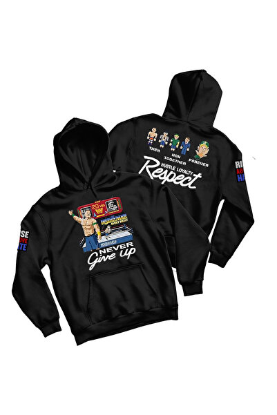 l'eivor Hanorac cu glugă cu trei fire cu imprimeu John Cena UC ME Never Give Up