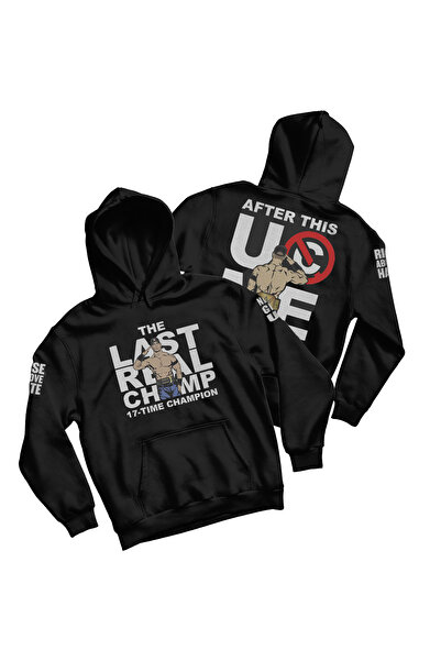 l'eivor Hanorac cu glugă cu trei fire cu imprimeu John Cena UC ME Never Give Up