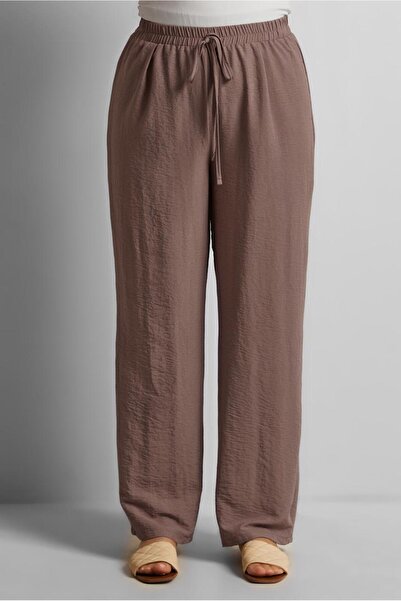 Alvina Wide Leg Large Size Pants 70861