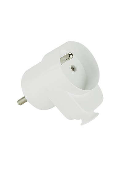 OEM Angled plug with socket, WT-16G 40306, white