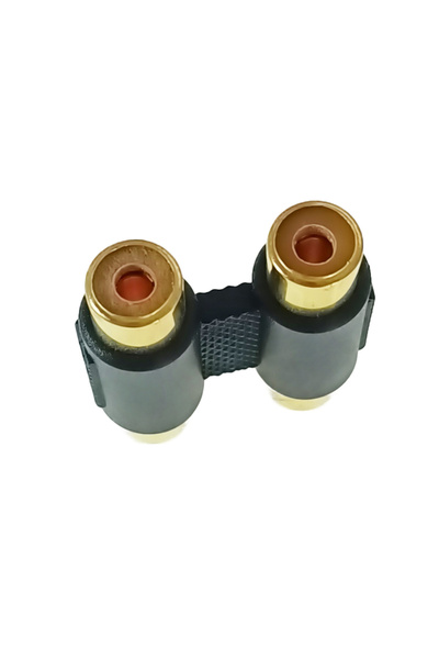 XTREME Audio adapter 2xRCA female to 2xRCA female, 02597, extension and connection, gold-plated