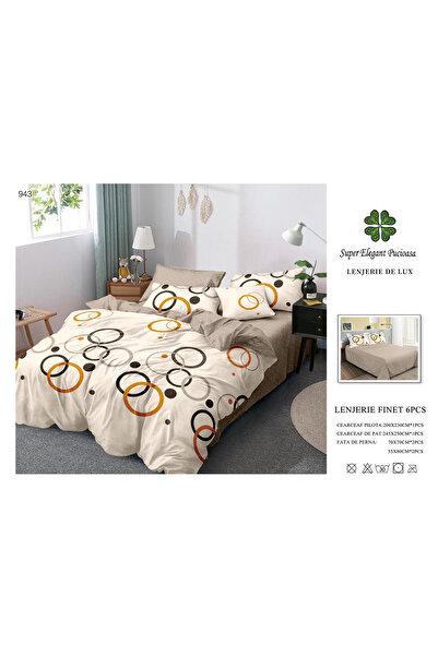 FIONNA.RO Finet Bed Linen 6 Pieces - Circles