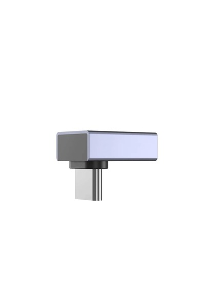 Unitek USB4 90° Right Angle Adapter | 40Gbps, 8K, 240W Fast Charge, Space Grey | A1039GY