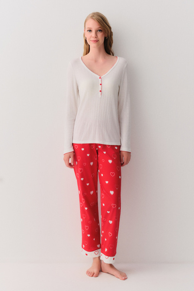 SUWEN Love Pijama Takımı
