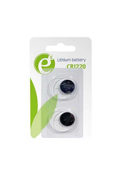Gembird Baterie CR1220, litiu 3V, 2 buc., EG-BA-CR1220-01