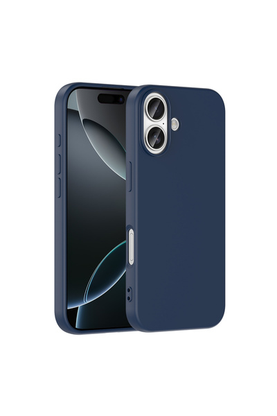 Cep Plus iPhone 17 Case Zore Mara Launch Cover - Navy Blue
