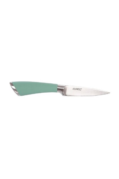 Alberto Chef Tapered Knife Hollow Stainless Steel With Soft Brown Handle 8 Inch