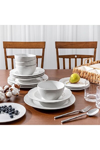 LA MESA 16 Pieces Dinner Set White