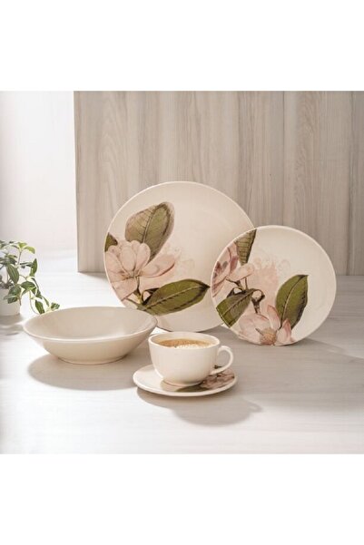 Rio طقم عشاء بورسلين مزهر مكون من 20 قطعة