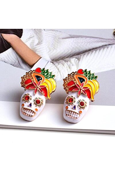 Pursehuit Cercei culoare aurie, stil mexican, Vandis C1