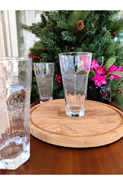 Madame Coco Floressa Set of 4 Soft Drink Glasses - Transparent - 475 ml