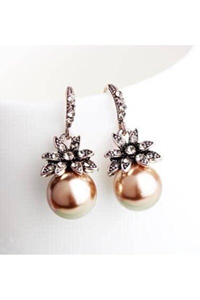 Pursehuit Ασημένια σκουλαρίκια με μαργαριτάρια και πέτρες, Eela C7