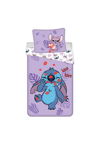 Stitch Disney Lilo și Kiss lenjerie de pat 140×200cm, 70×90 cm