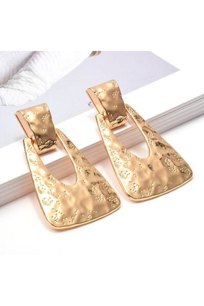 Pursehuit Χρυσά σκουλαρίκια, με βολάν, Valentina C1