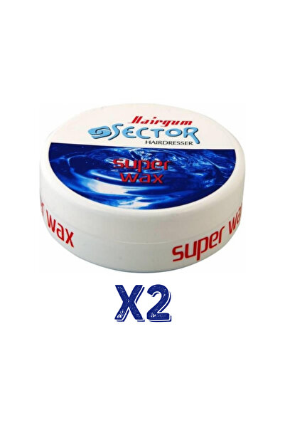 SEÇ Sector Hairmate Superwax Ultra Sert Mavi Wax 150 Ml 2 Adet