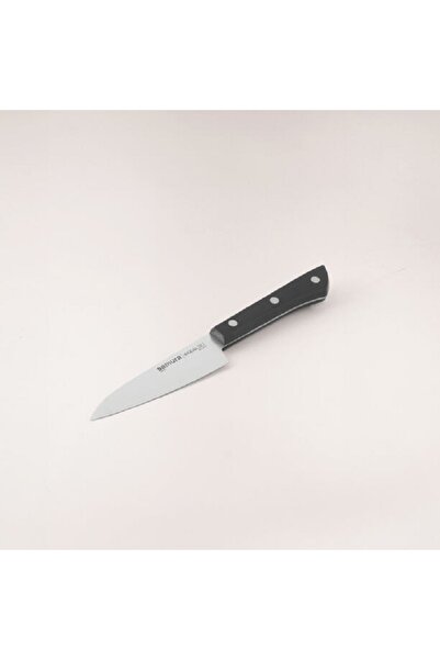 Samura سكين تقشير من الفولاذ المقاوم للصدأ 4.0 بوصة/99 مم، أسود