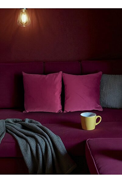 PATRU ANOTIMPURI Set of 2 pillowcases 40 x 40 cm, velvet material