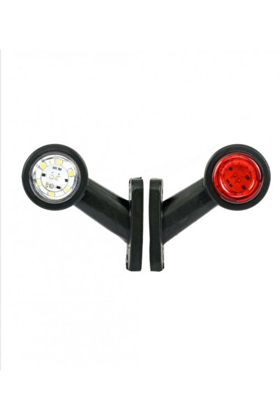 Led Light Alex Set 2 lampi mini, 12 led rosu si alb cu brat scurt 8 cm, 12 v-...