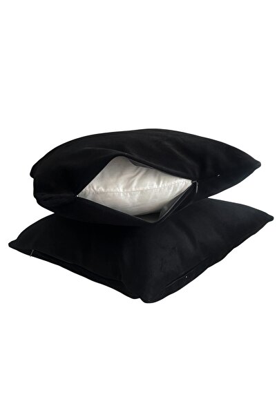 PATRU ANOTIMPURI Set of 2 pillowcases 40 x 40 cm, velvet material