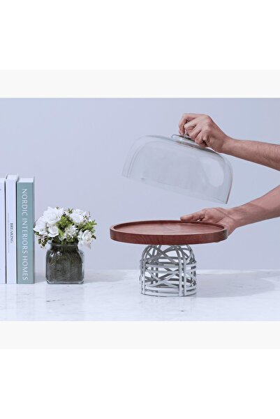 Generic Leaf Cake Stand - 30 cm