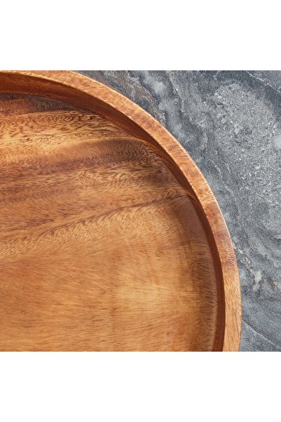 Generic Acacia Round Serving Tray