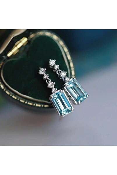 Pursehuit Σκουλαρίκια σε ασημί χρώμα, με πέτρες ζιργκόν, Natja C3