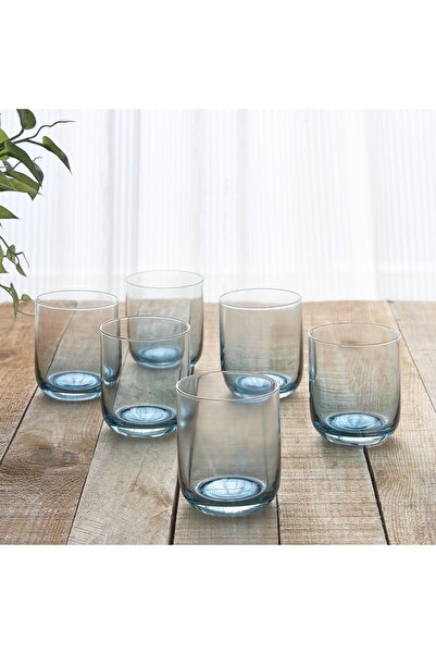 Generic Coastal Retreat 6-Piece Glass Set - 320 ml
