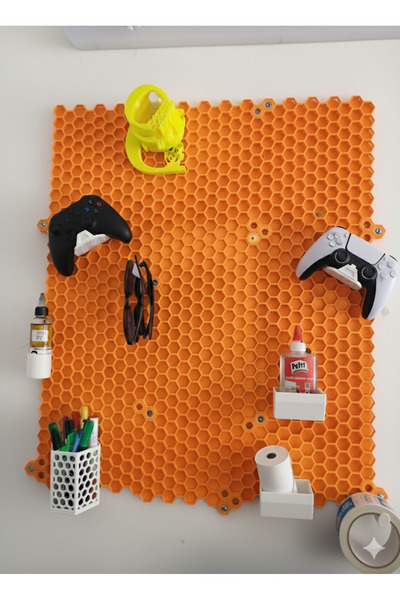 Szdesing Honeycomb Wall Wall Organizer Modular Wall Covering