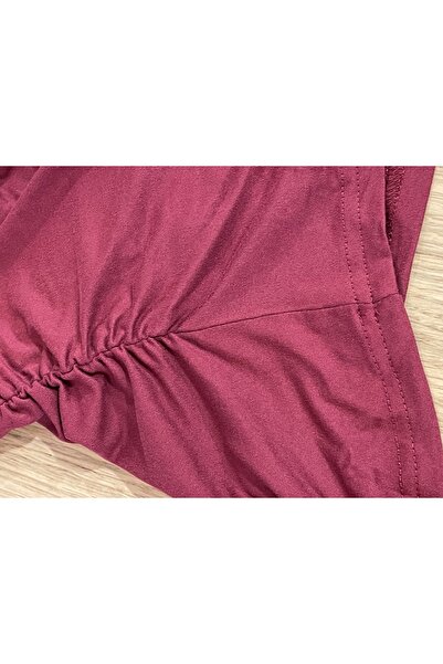 SOLOBUY Pyjamas Set Jersy Women's Long-Sleeved, Elastic Waist, Collar Round, Pants