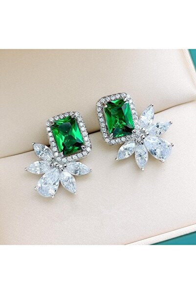 Pursehuit Cercei de culoare argintie cu pietre de zirconiu, Falko C12