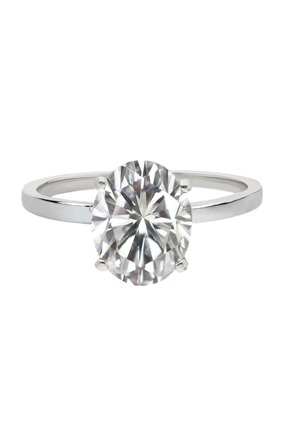 Sirius Pırlanta Oval Beyaz Topaz Taşlı Mana Yüzük 0602R0068