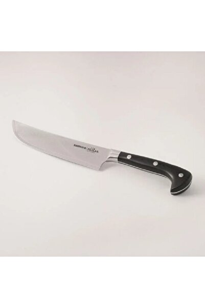 Samura سكين الطاهي السلطاني من الفولاذ الدمشقي، 7 بوصات، 164 مم، باللون الأسود
