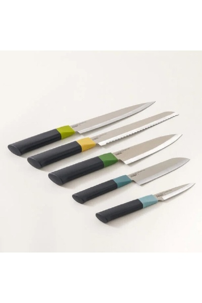 Joseph Joseph duo knife block set 5 pieces opal