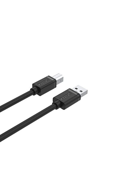 Unitek كابل USB 2.0 إلى USB-B، سرعة نقل بيانات تصل إلى 480 ميجابت في الثانية، نحاسي مكشوف، 3 أمتار، أسود | Y-C420GBK