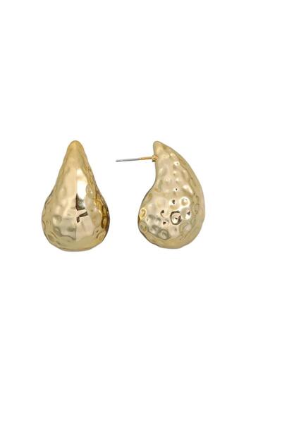 Pursehuit Cercei aurii, texturați, formă de picătură de apă, Morits C1