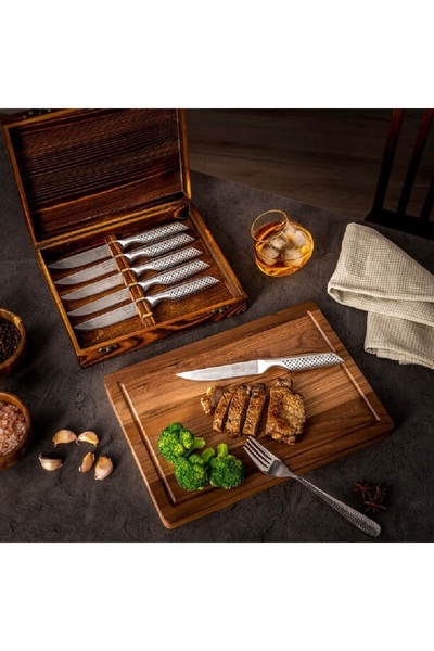 Alberto 6 pcs stainless steel steak knife set 5"