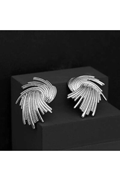 Pursehuit Cercei argintii, cu clipsuri, împletiți, Lucyna C6