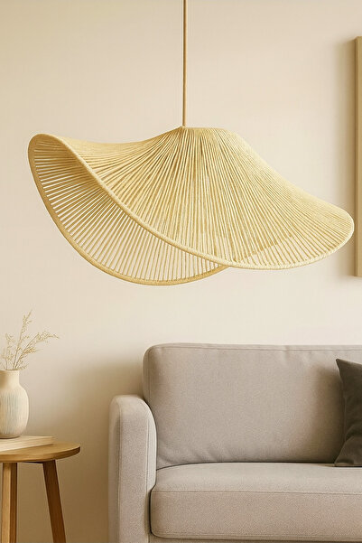 Hmydesign Charmelle Handmade Tekli Sarkıt Avize Ekru