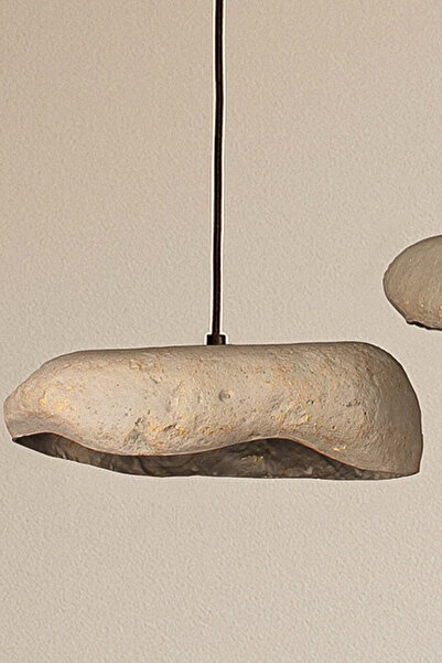 Hmydesign Stonelith Handmade 3'lü Karbon Beton Avize