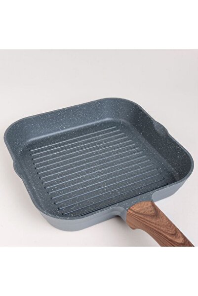 Alberto Cast Ceramic Grill Pan Silver Color